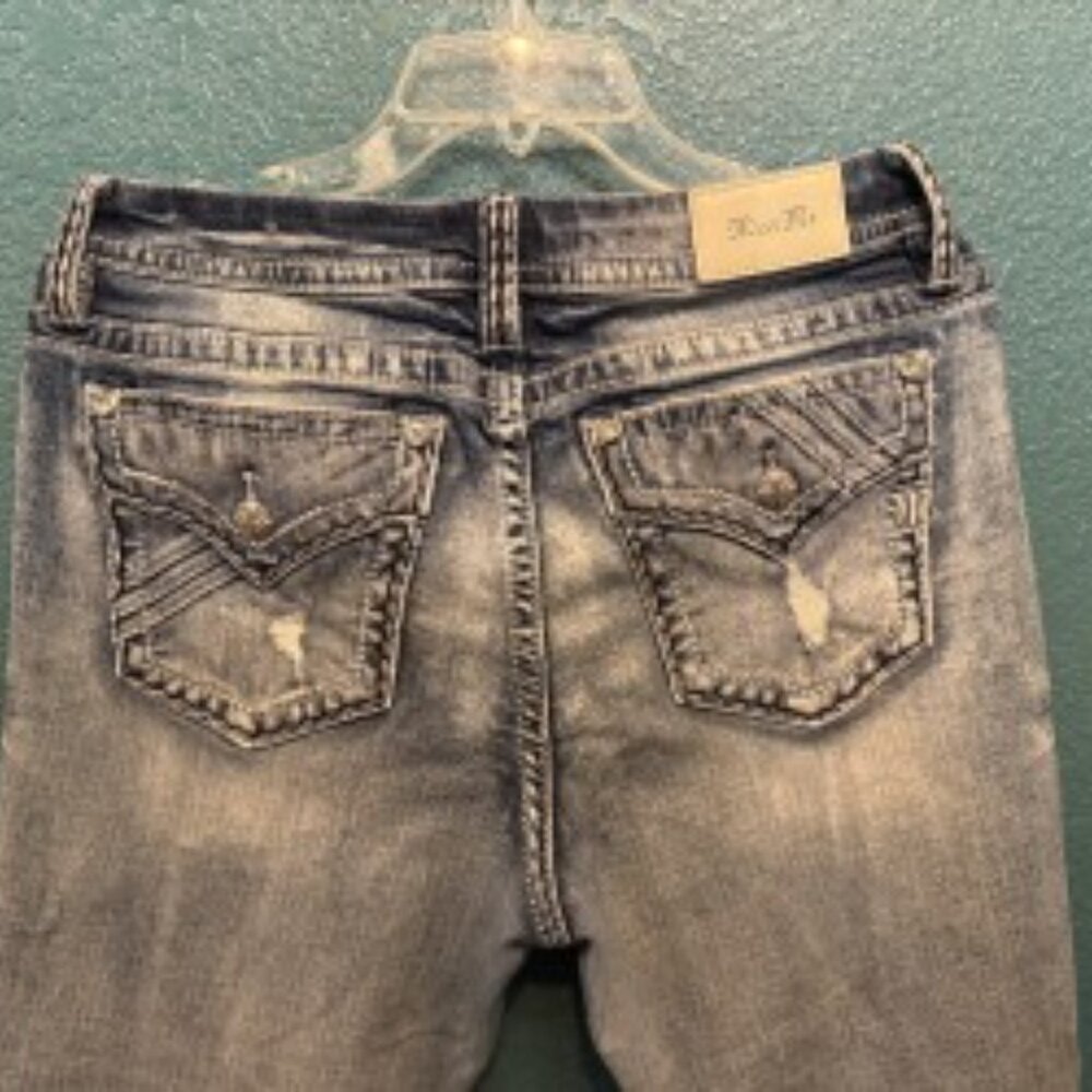 Like New MISS ME Curvy Ankle Skinny Jeans 32x27